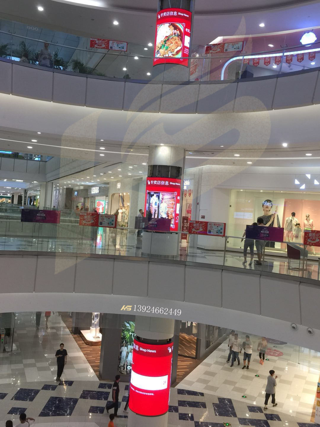 Flexible LED Circular Display Screens for Suzhou AEON Shopping Mall