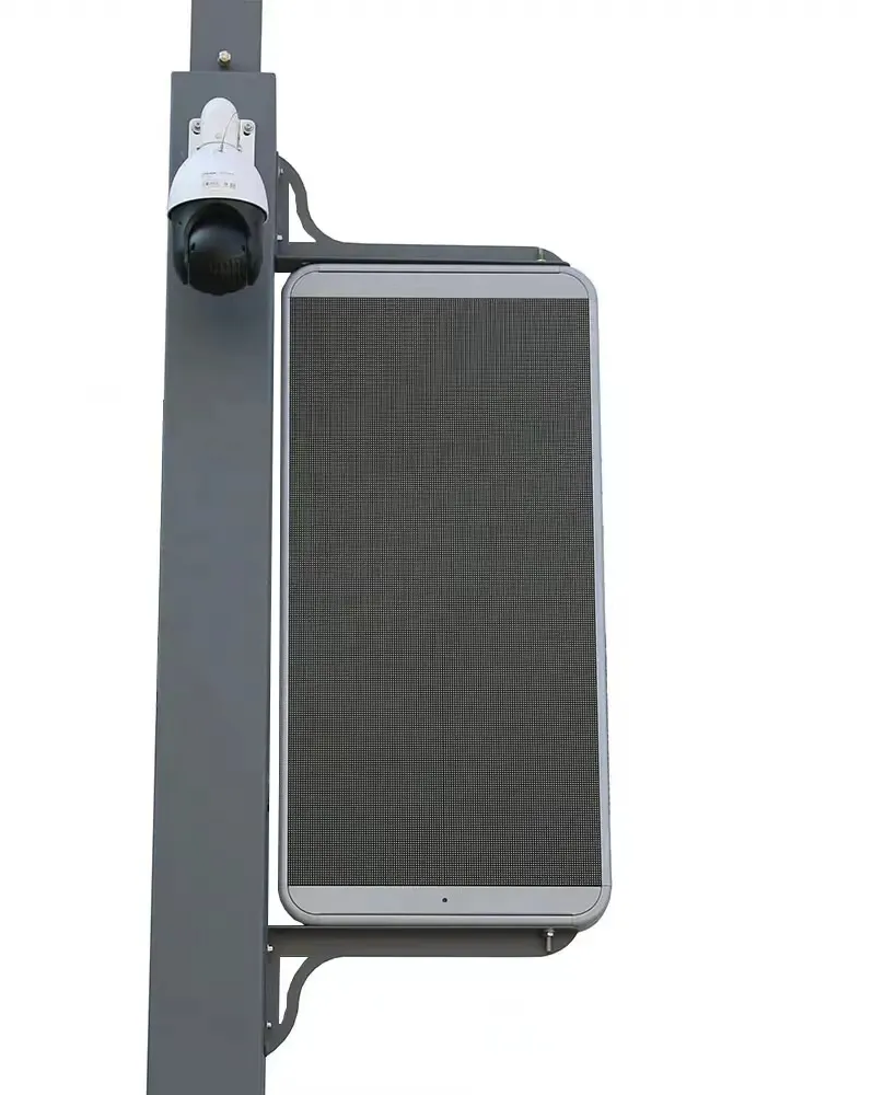  Outdoor Street Pole Led Screen P4 led display Double sided LED pole display