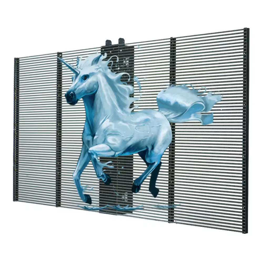 Outdoor transparent LED display 