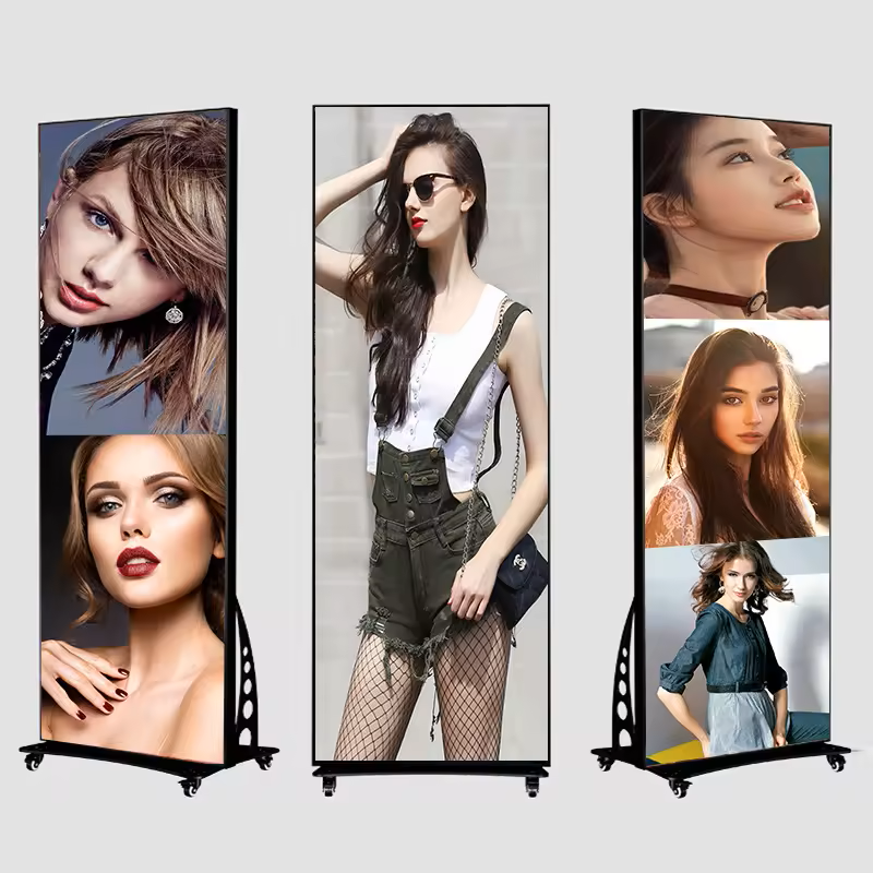 P1.53 Led Poster Screen 640x1920mm Standing Led Display