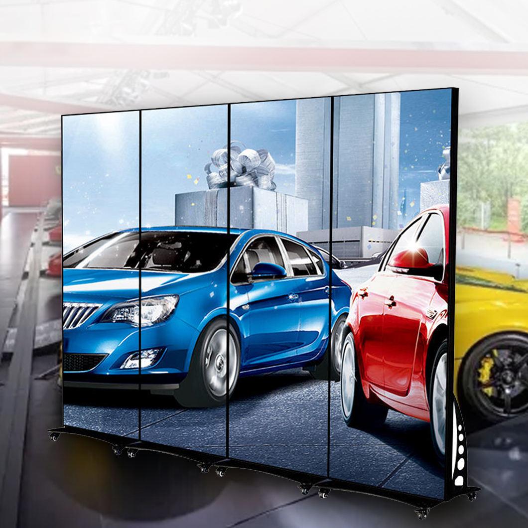 P2 Foldable LED poster screen LED Poster Display
