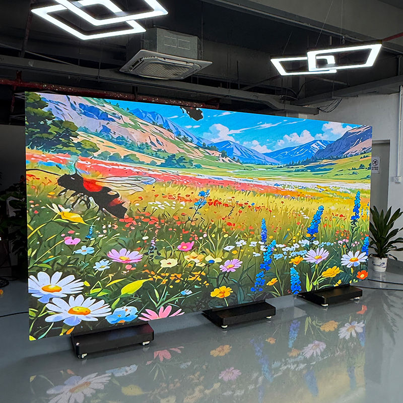P1.8 Tri Fold Poster Led display Foldable led Screen Double Sided led dispaly