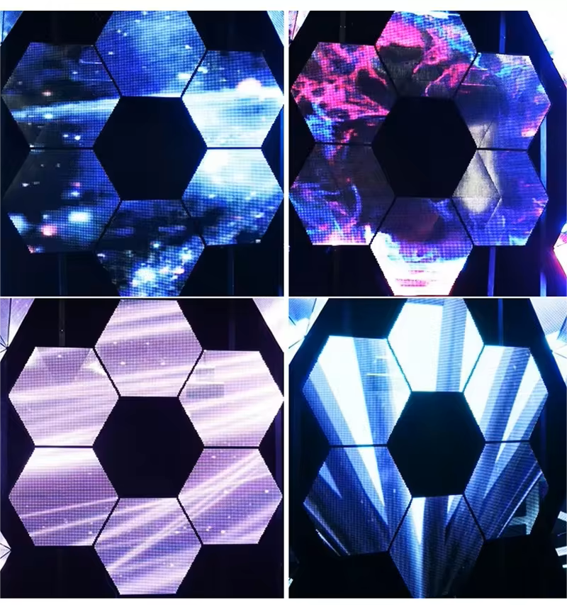 Indoor P2 Hexagonal LED Display Screen