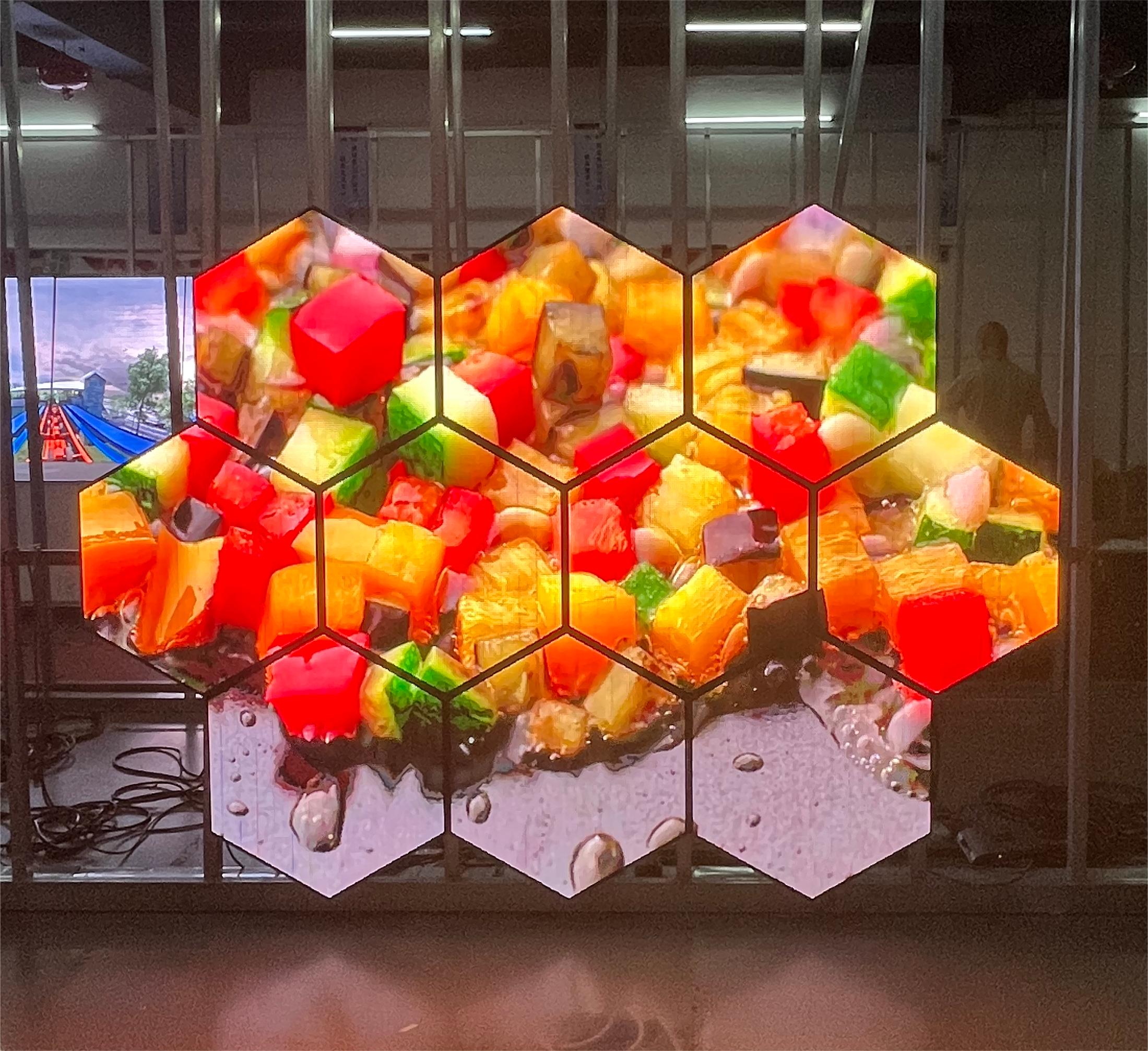 Outdoor P3 Hexagonal LED Display Screen