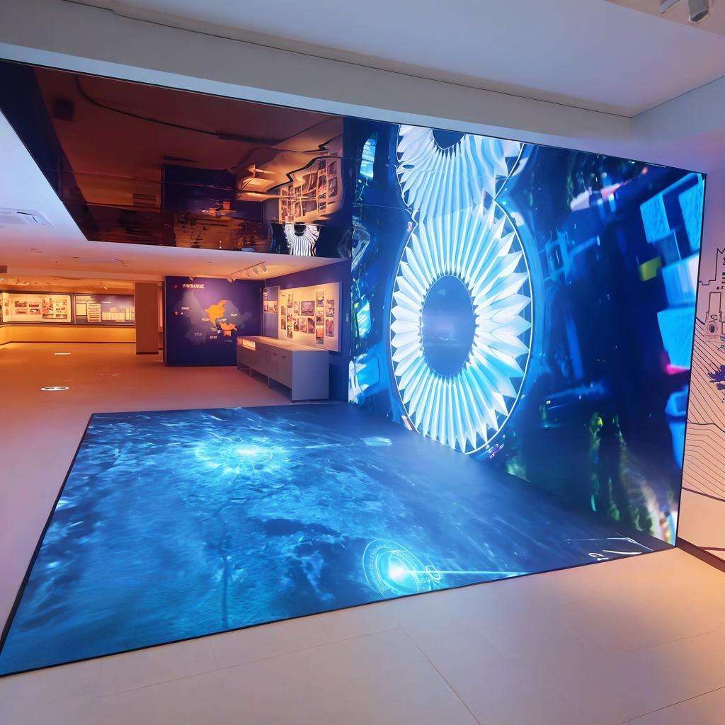 P6.25 LED floor tile display screen
