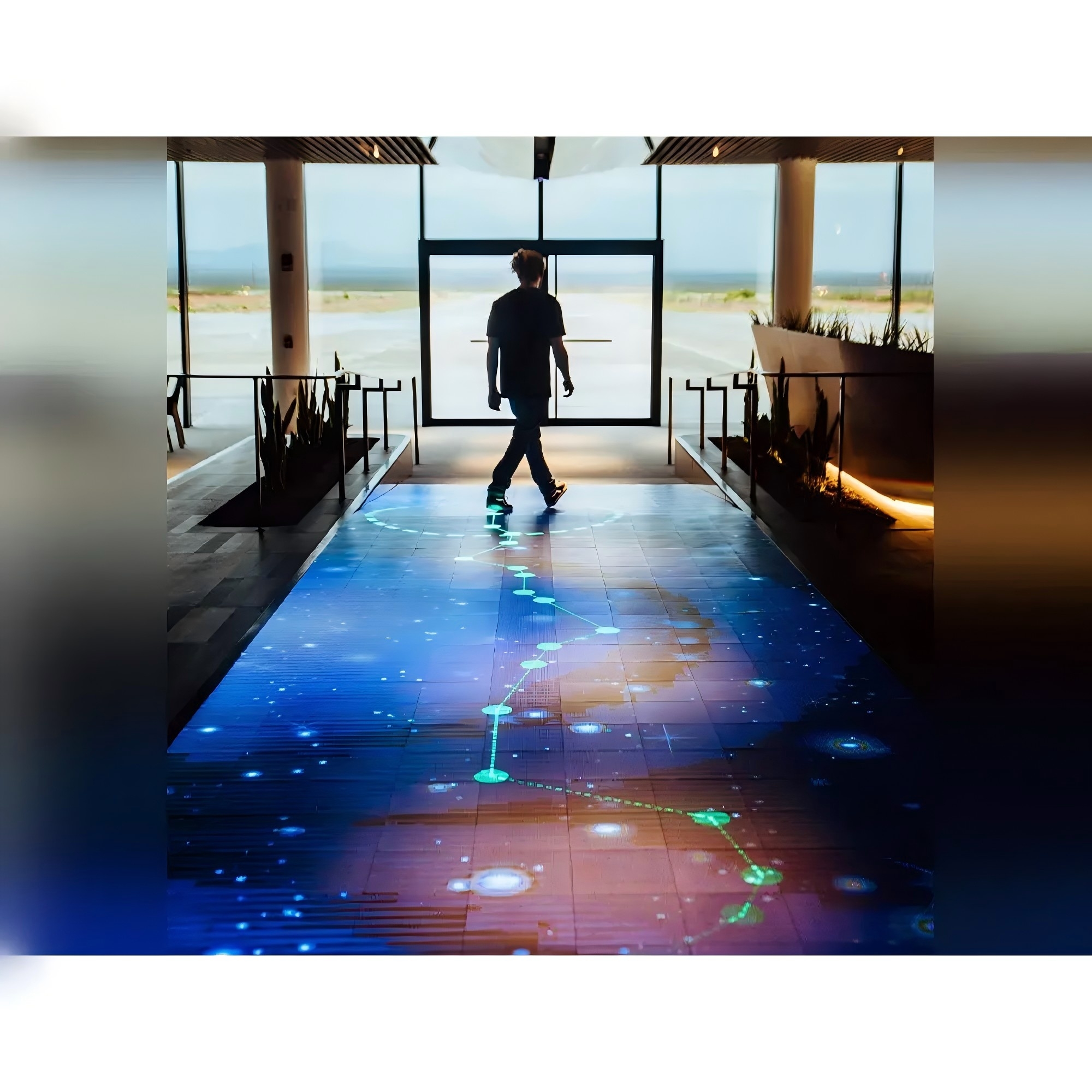 P6.25 LED floor tile display screen