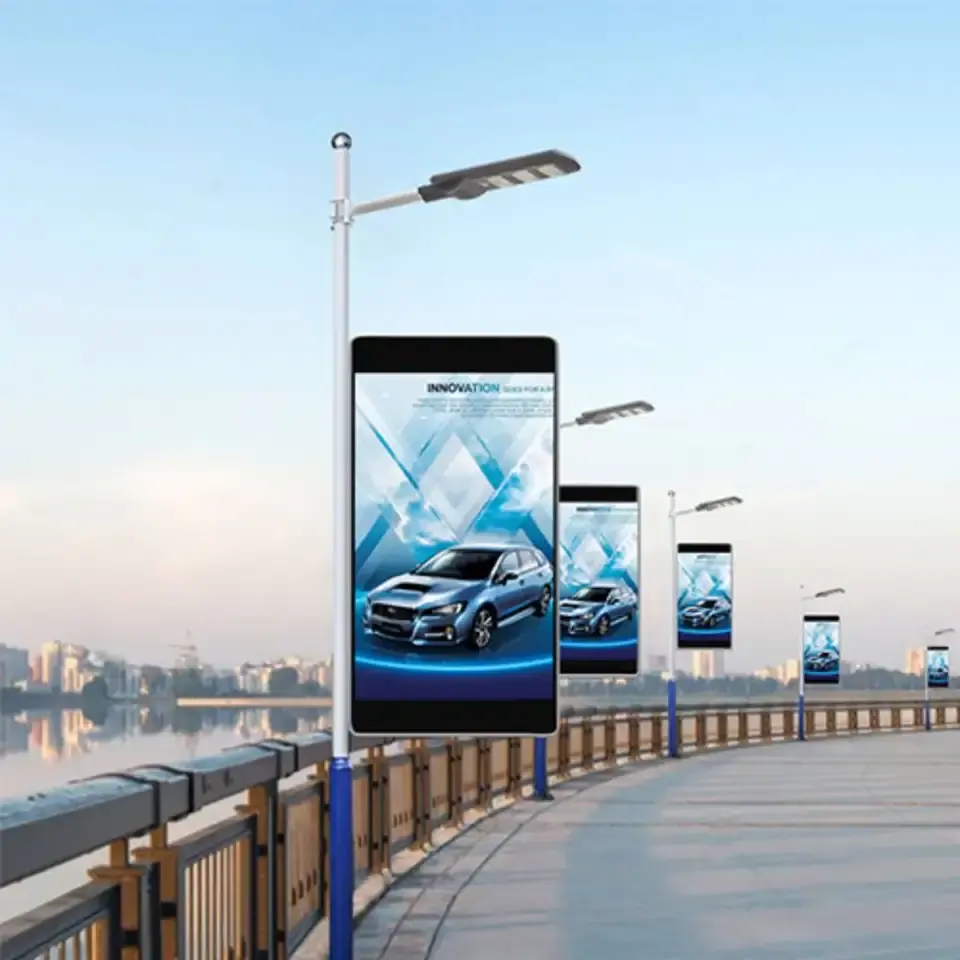 P3.84 Street Pole Led Screen