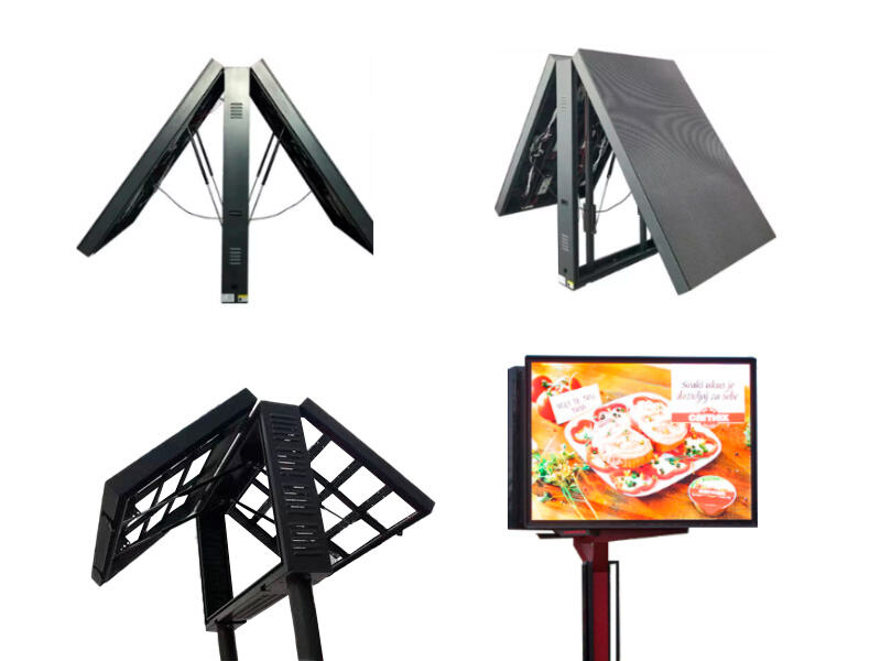 Double-sided Pole Screen