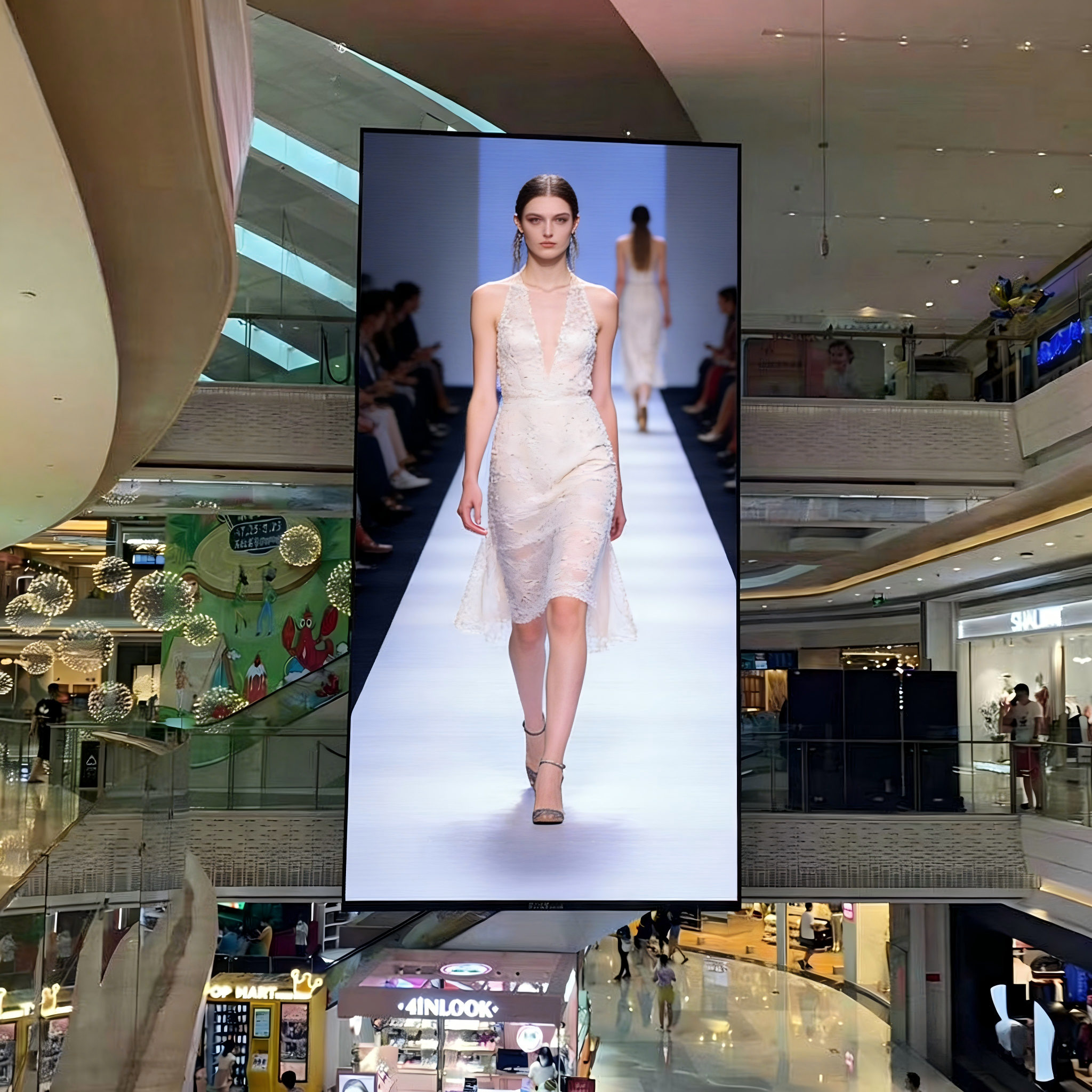  Indoor ultra-thin double-sided LED screen