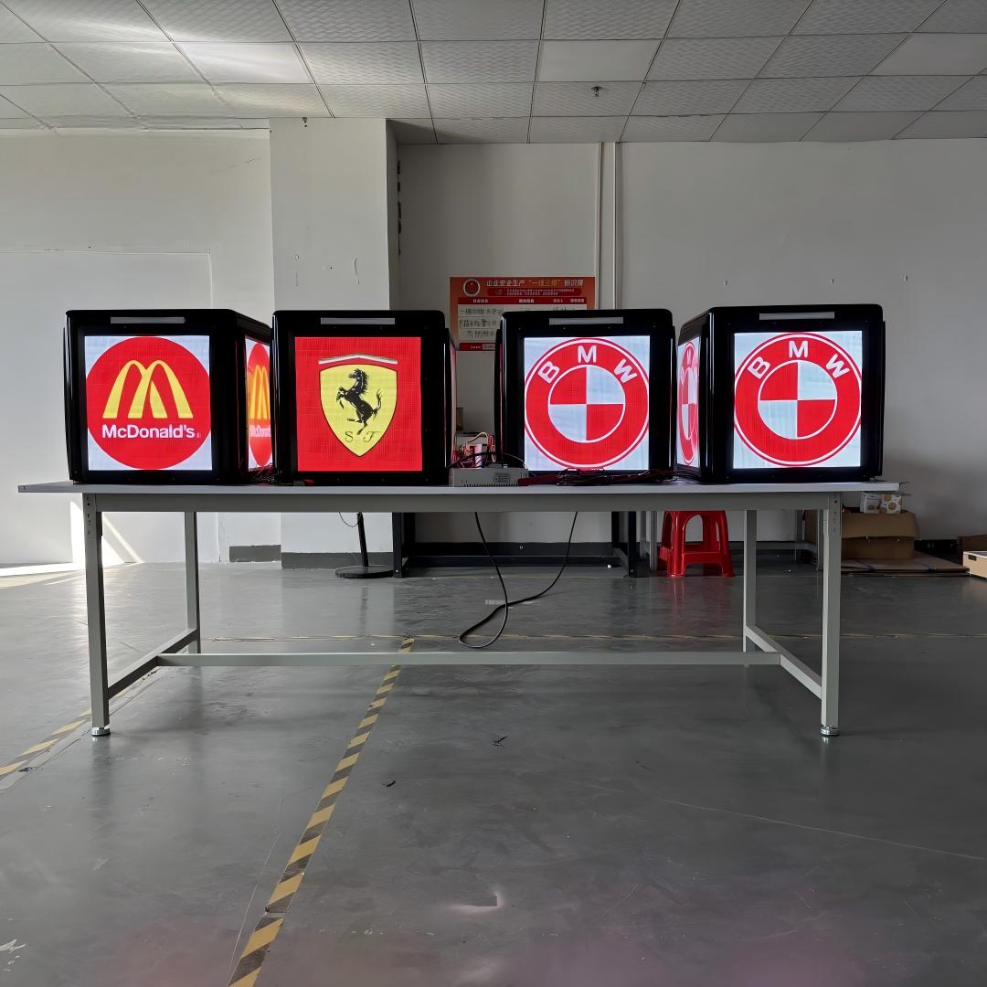 P2.5 LED Motorcycle Take-out Delivery Food Box LED Screen Display