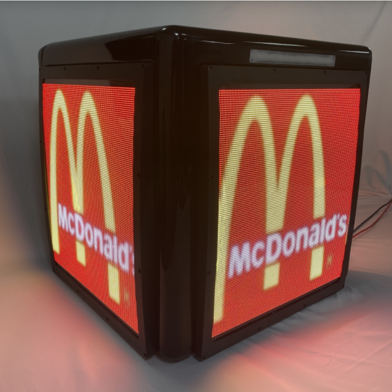 P2.5 LED Motorcycle Take-out Delivery Food Box LED Screen Display