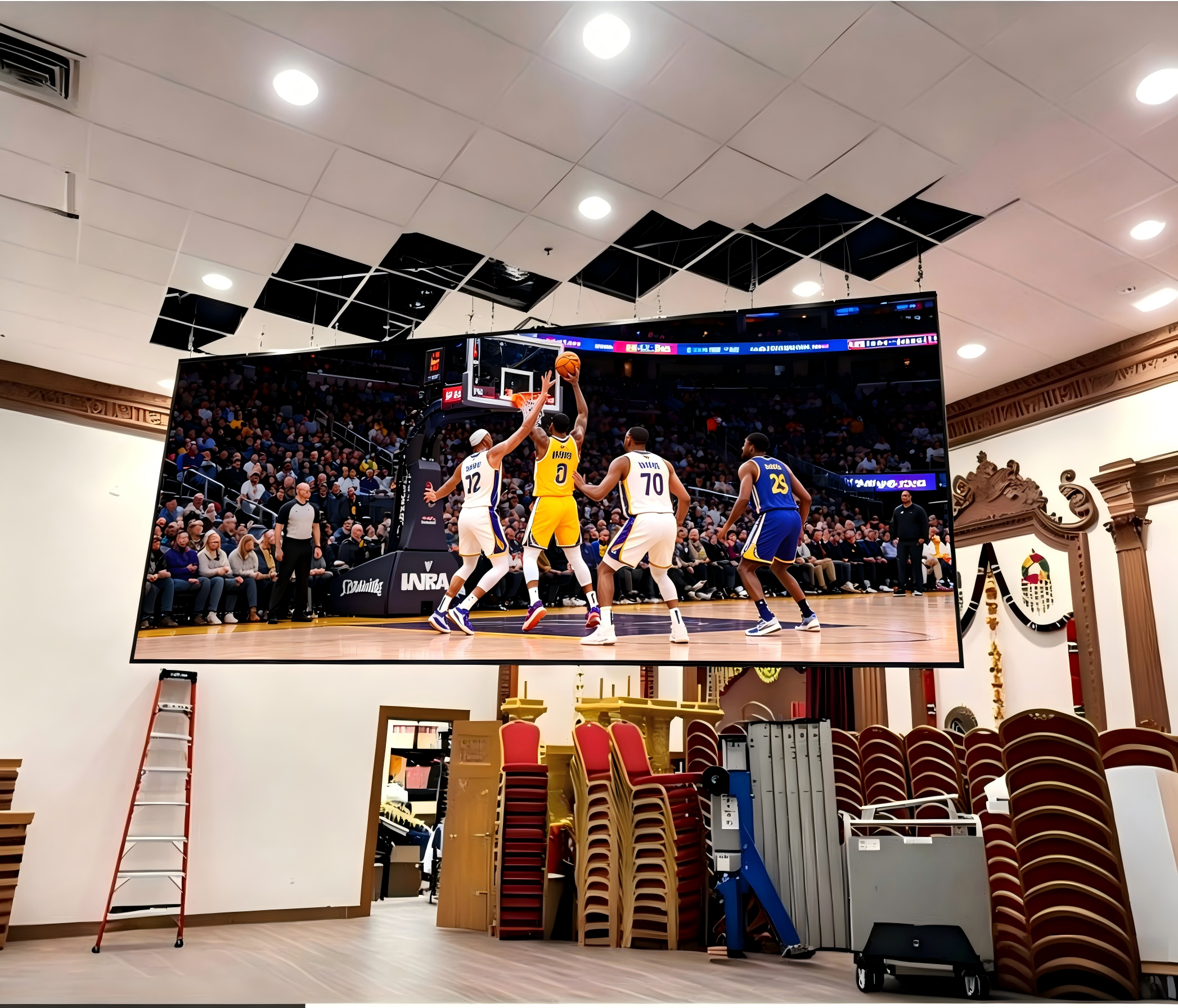 Ultra-Thin Double Sided LED Display Screen Indoor Slim Digital Signage for Shopping Mall & Airport