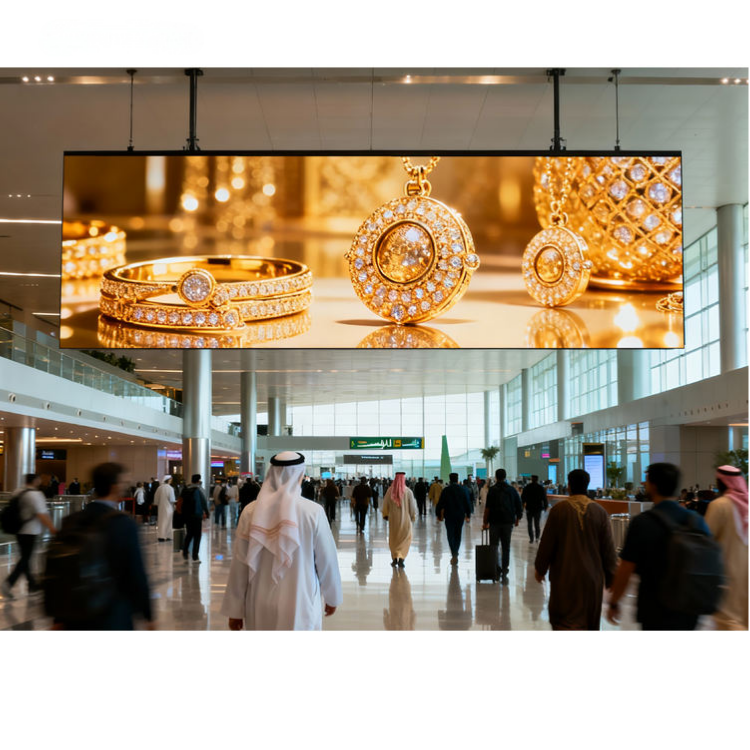 Indoor Full-color LED Double-sided Screen for Shopping Malls