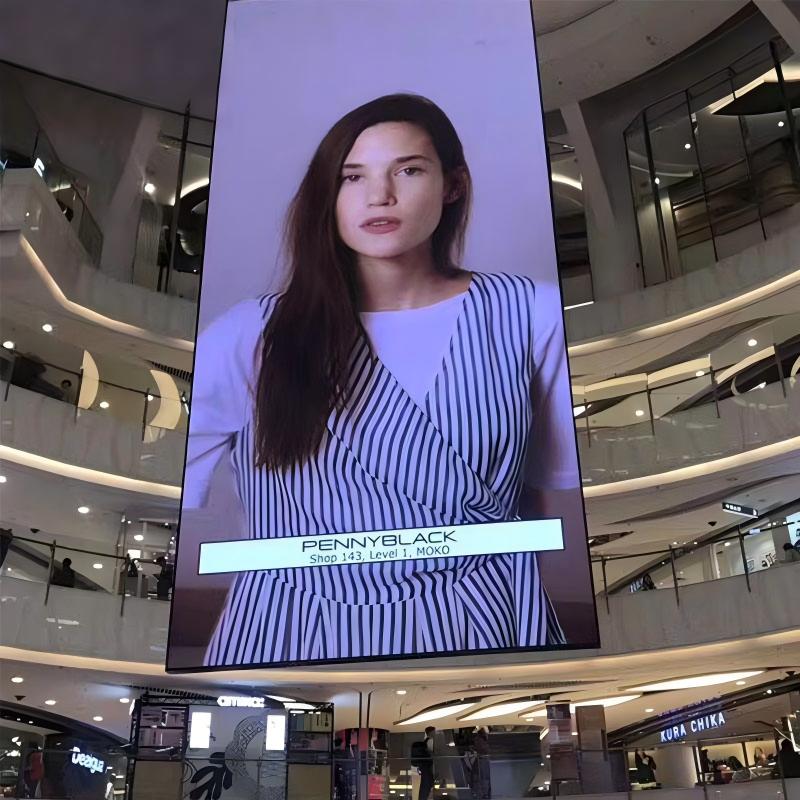 Indoor Full-color LED Double-sided Screen for Shopping Malls