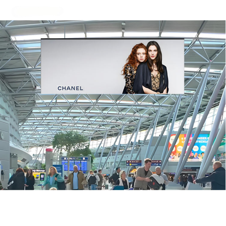 Ultra-thin Double-sided LED Poster Displays 8K LED display for Airports