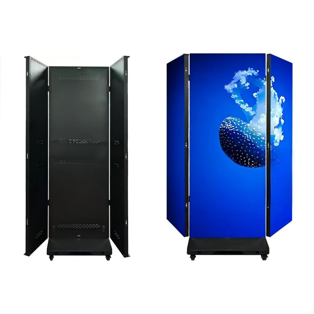 Tri-fold LED Poster Display
