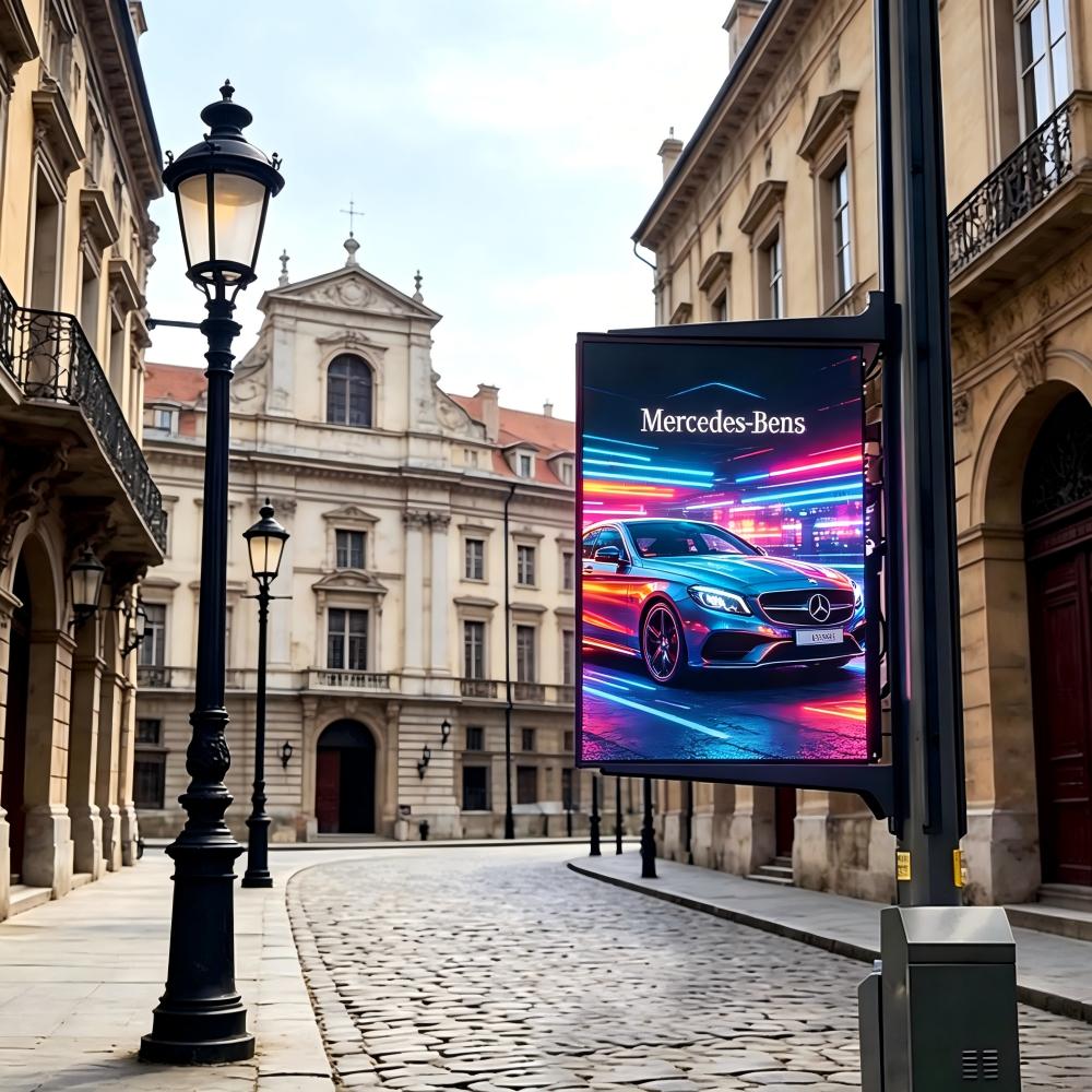 Street Pole LED Display
