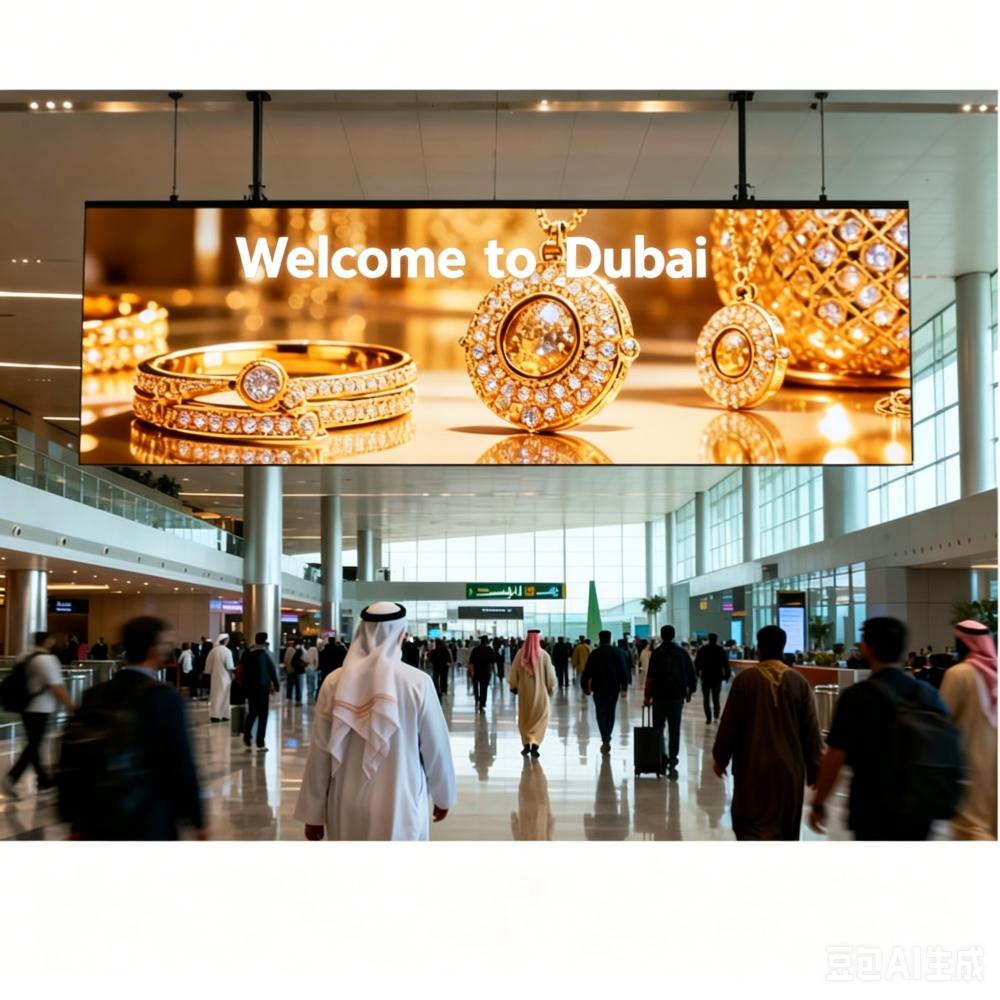 500×500mm Double-Sided LED Display