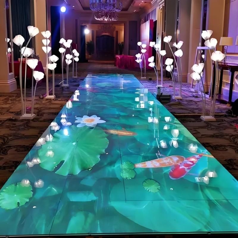 LED tile display LED floor screen