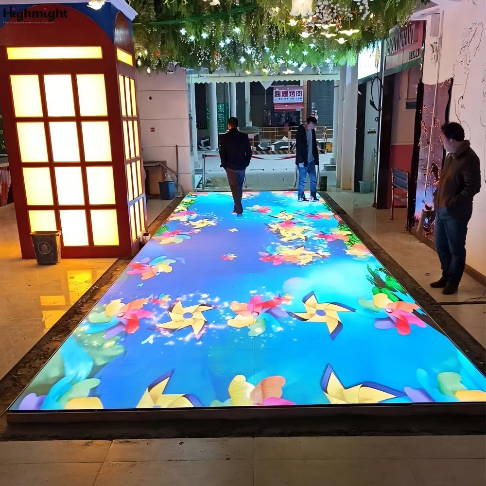 LED tile display LED floor screen
