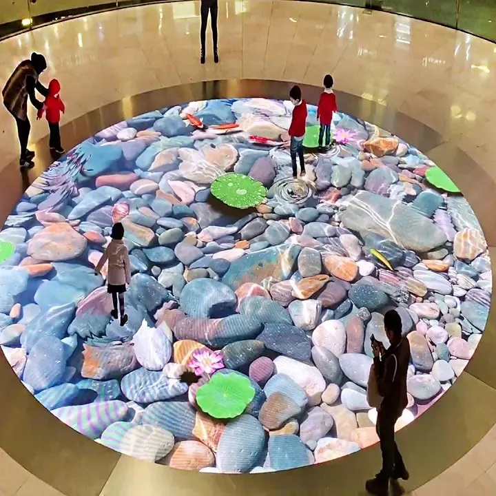 LED tile display LED floor screen