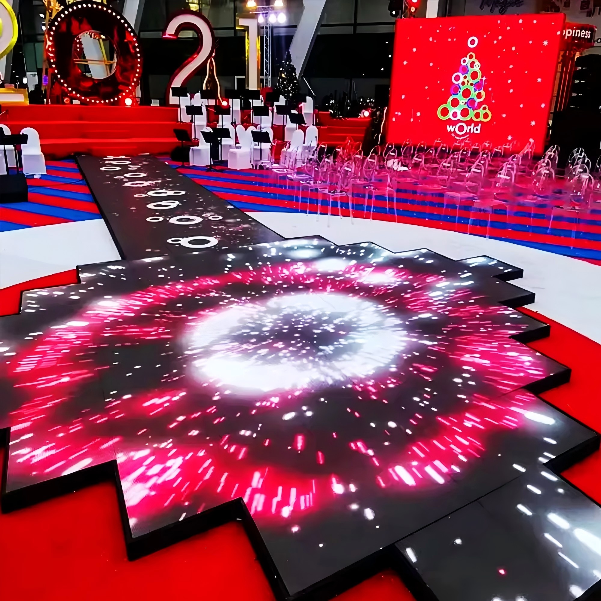 LED tile display LED floor screen