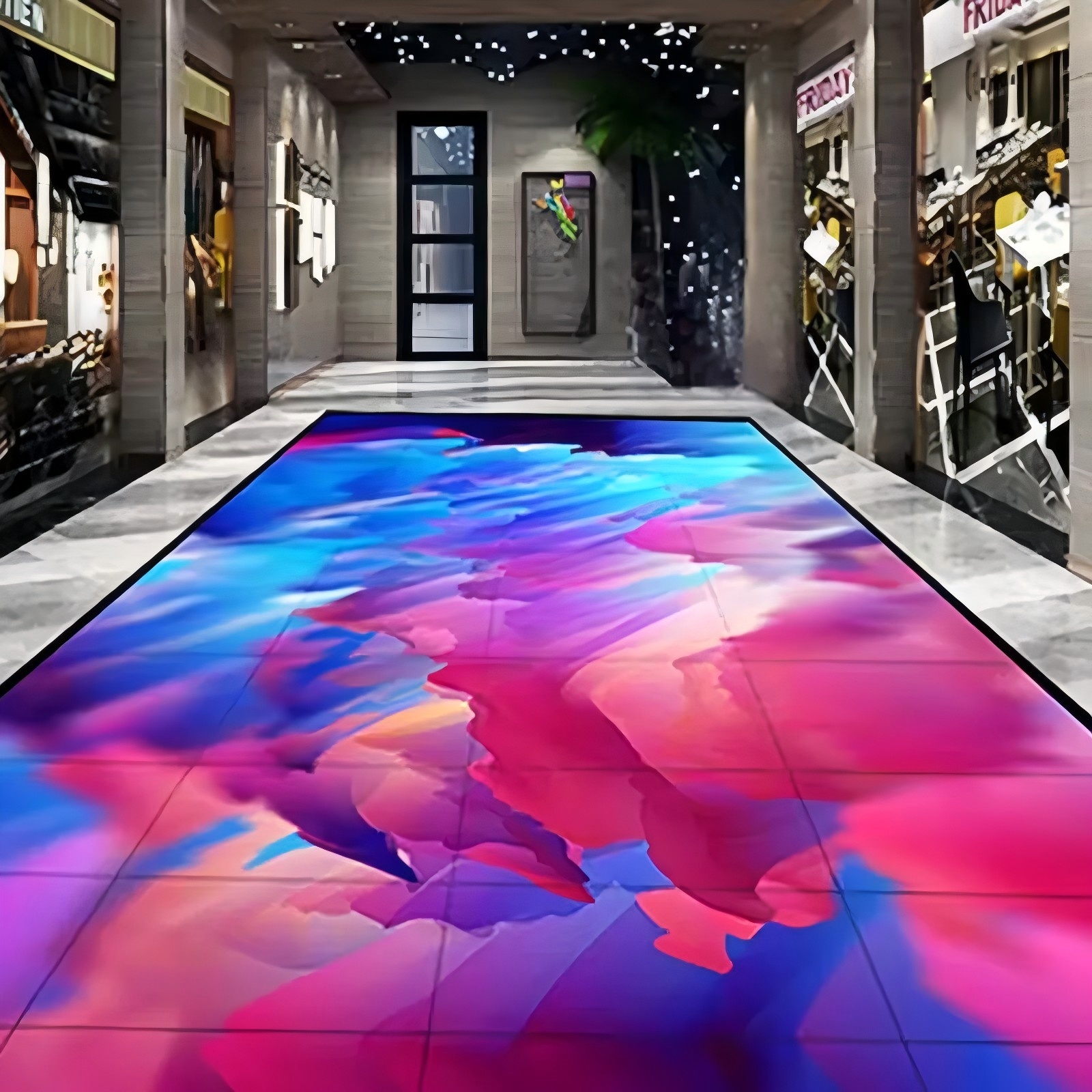 LED tile display LED floor screen