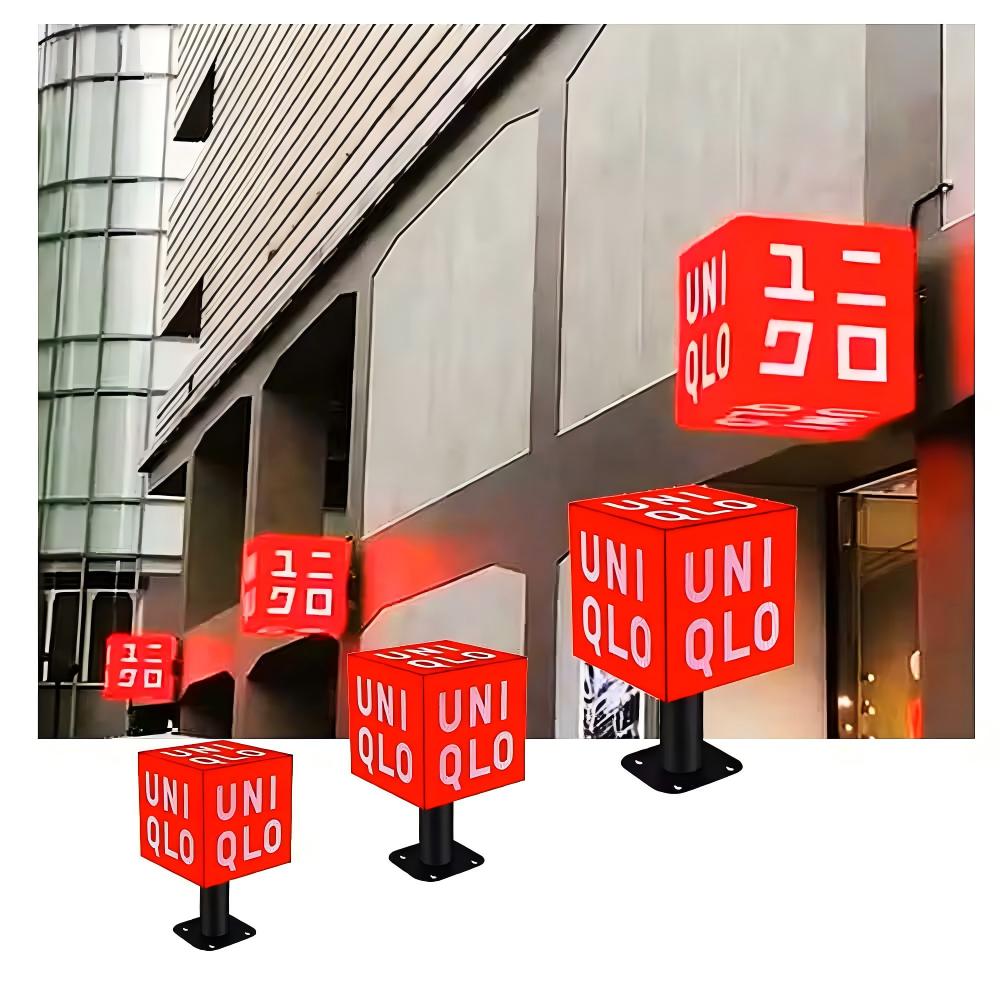 Cube led video display
