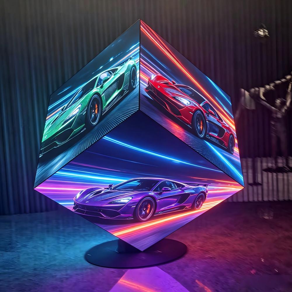 Cube led video display