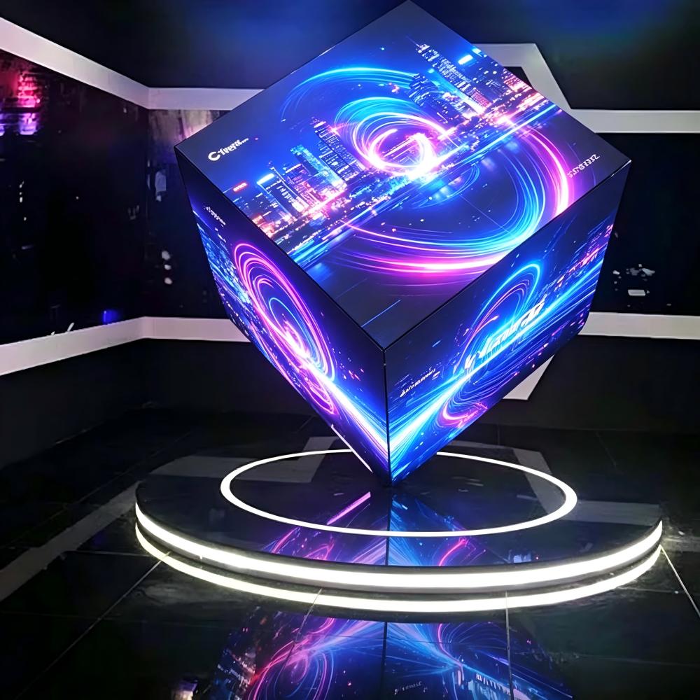 Cube led video display