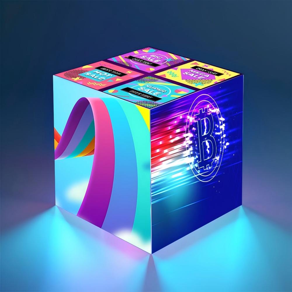 Cube led video display