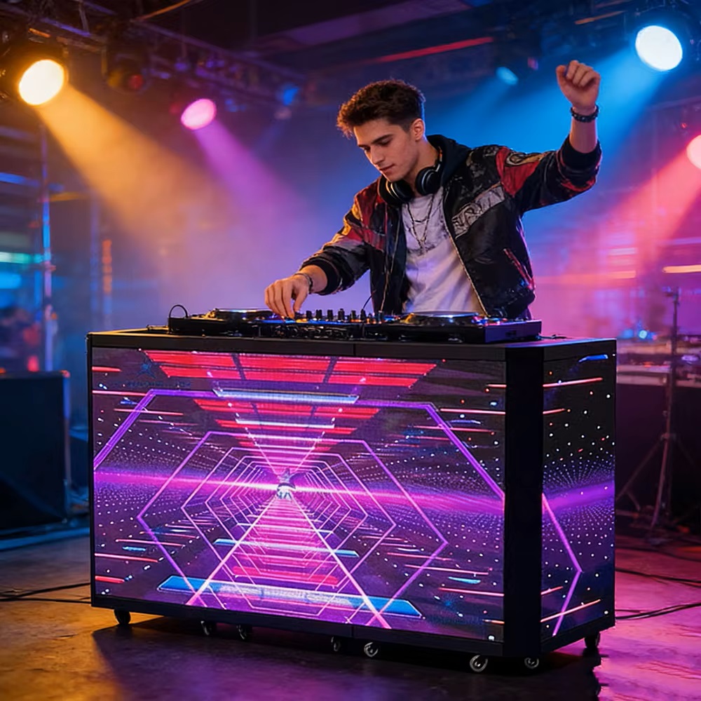 Six Folding Led Display Screen/DJ Booth LED Screen