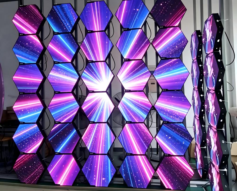 Hexagonal LED Display