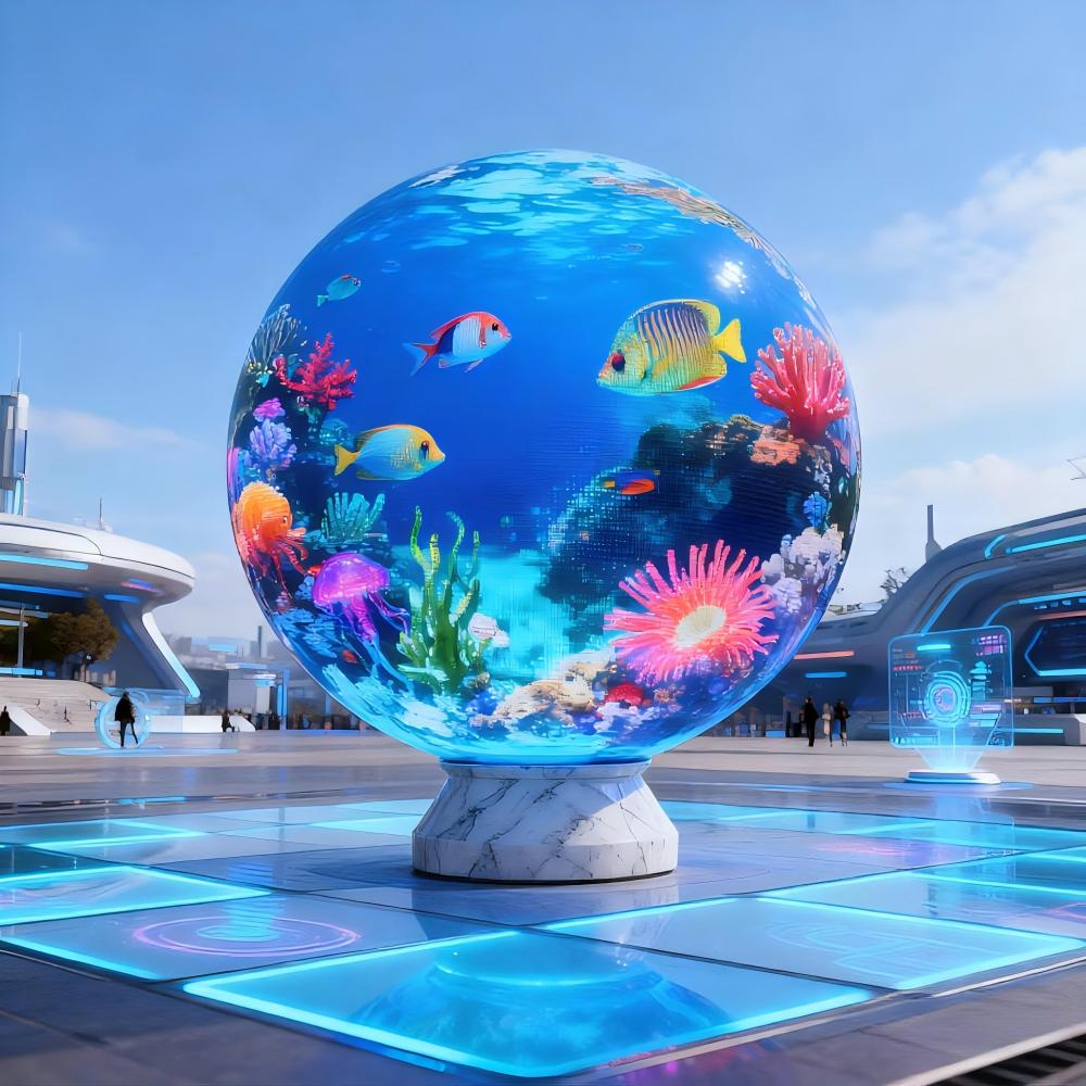 LED Sphere Screen /spherical LED display screen