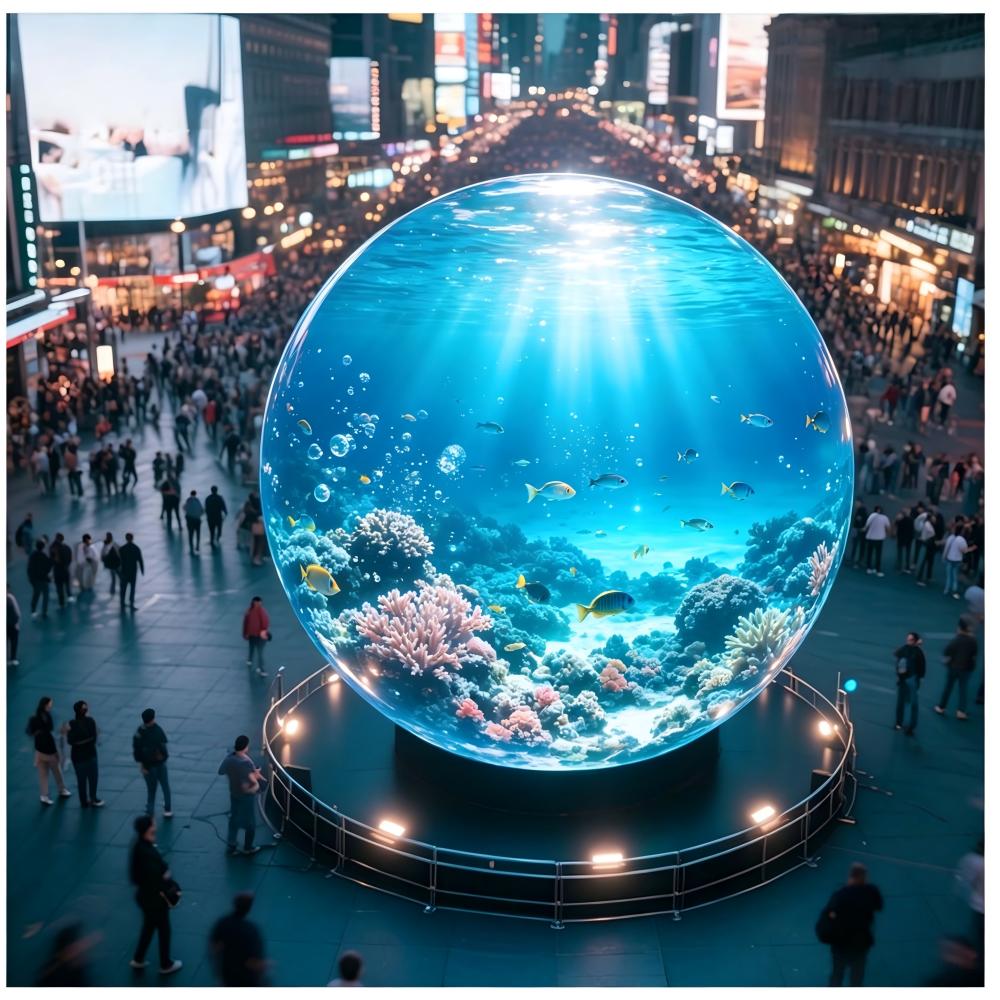 LED Sphere Screen /spherical LED display screen