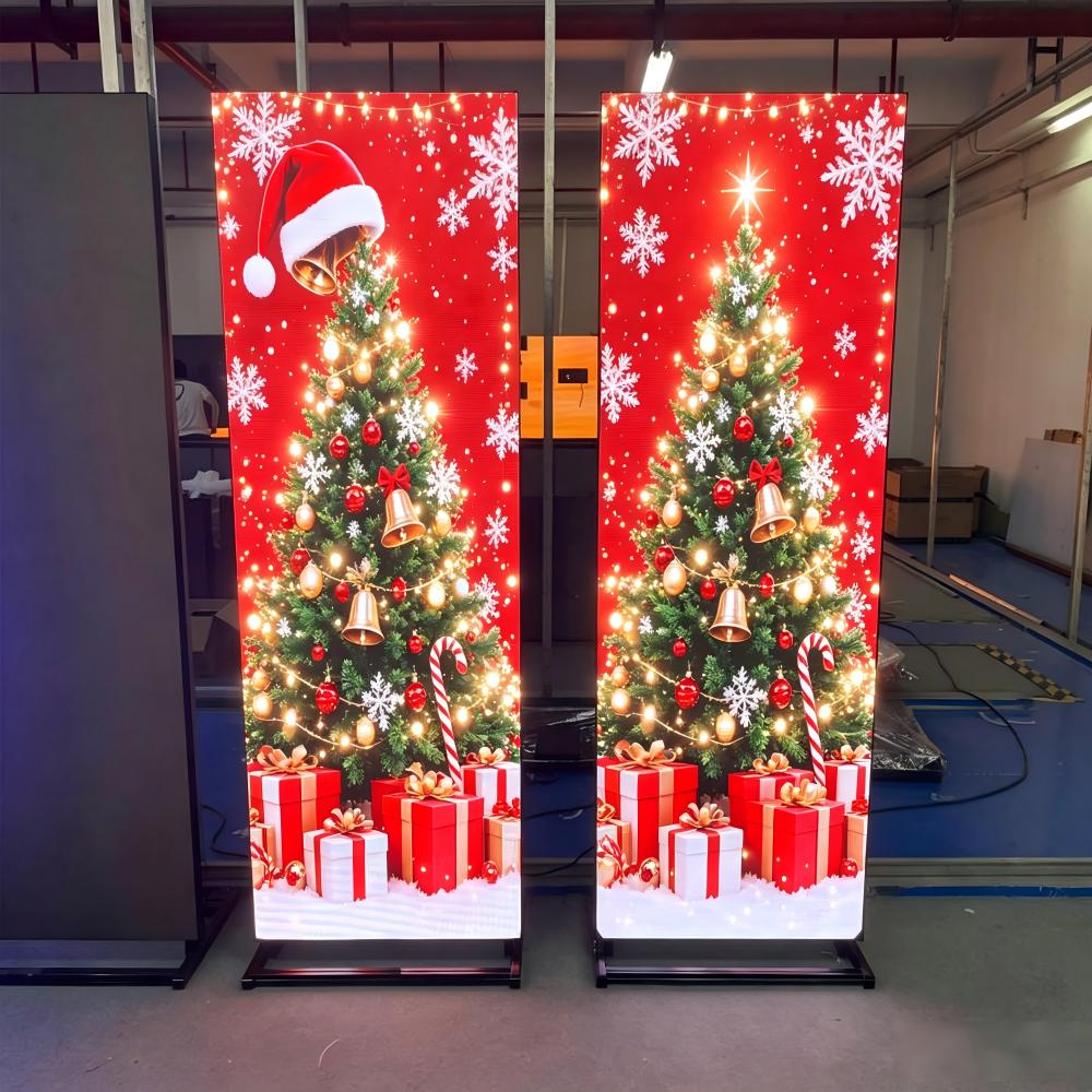 New LED poster display/ultra light poster LED screen