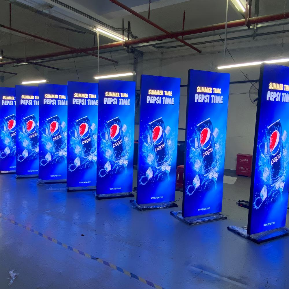 New LED poster display/ultra light poster LED screen
