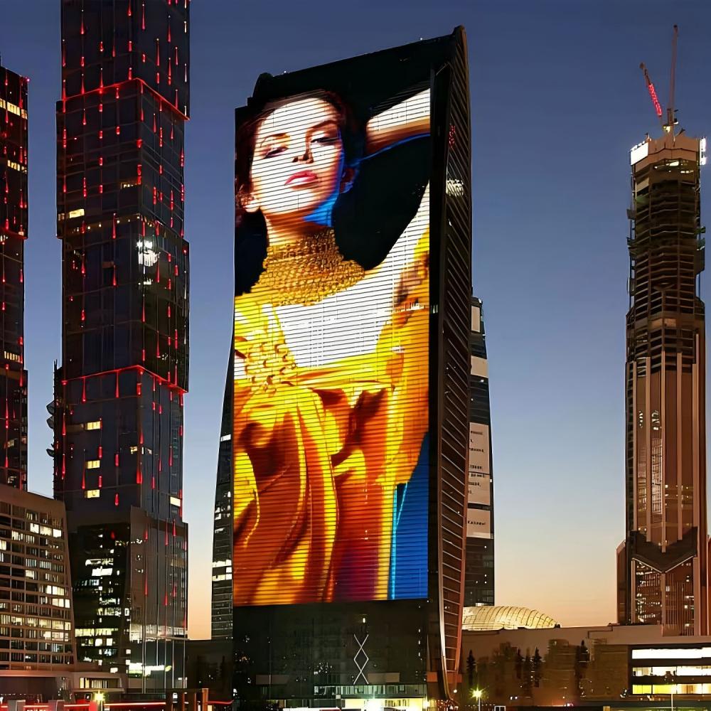 Outdoor transparent LED display 