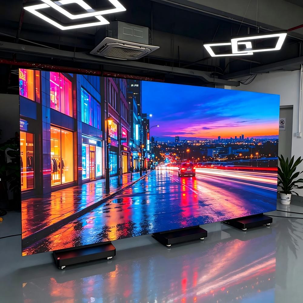 Tri-fold LED Poster Display