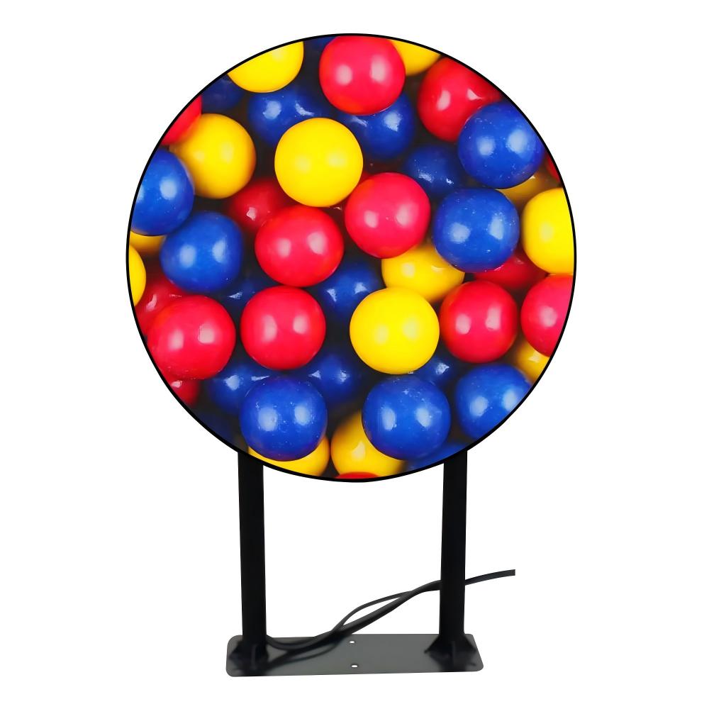 Double sided round logo led sign display |Circle LED Sign