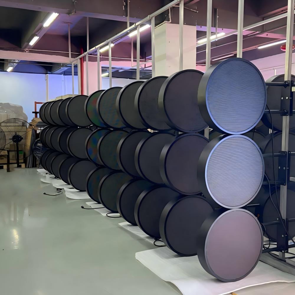 Double sided round logo led sign display |Circle LED Sign
