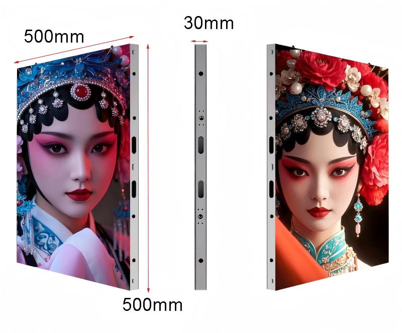 Ultra Thin Indoor Double Sided LED Display Hanging LED Advertising Screen